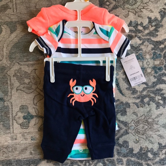 Carter’s Newborn 3 piece set (gender neutral) - Picture 3 of 6